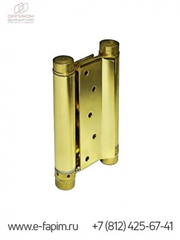 Петля HAFELE для маятниковых дверей до 27 кг. Толщина двери 30-35 мм, сталь, цвет золото