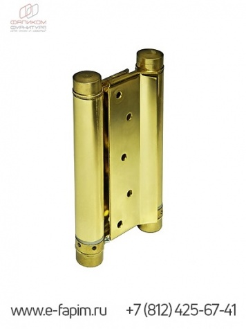 Петля HAFELE для маятниковых дверей до 70 кг. Толщина двери 45-50 мм, сталь, цвет золото