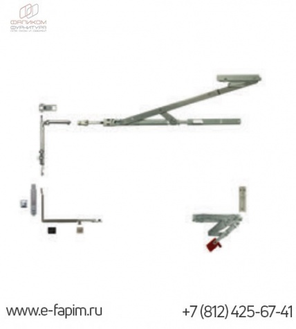 Комплект Fapim для поворотно-откидного окна скрытого типа до 180 кг, 700-1700 мм, левый