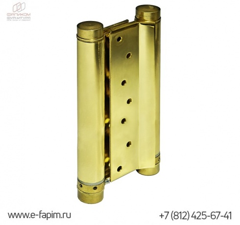 Петля HAFELE для маятниковых дверей до 145 кг. Толщина двери 60-75 мм, сталь, цвет золото