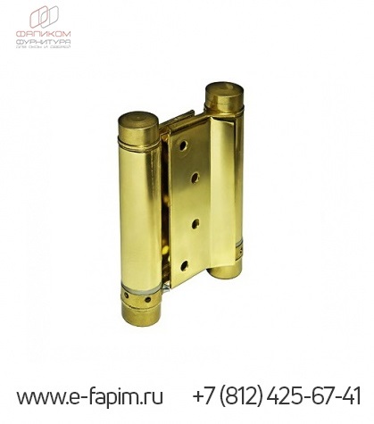 Петля HAFELE для маятниковых дверей до 22 кг. Толщина двери 25-30 мм, сталь, цвет золото