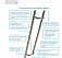Офисная дверная ручка-поручень с выносом Фапиком длиной 1000 мм (матовая) 