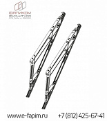 Фрикционные ножницы внешнего открывания (ПАРА) 1600-1800 мм Stublina 4060.08