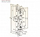 Дверной врезной замок электромеханический Abloy EL480 для противопожарных дверей